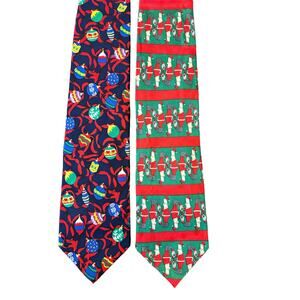 Men's‎ Christmas Holiday Novelty Classic Neck Ties Dilbert Colorful Ornaments
